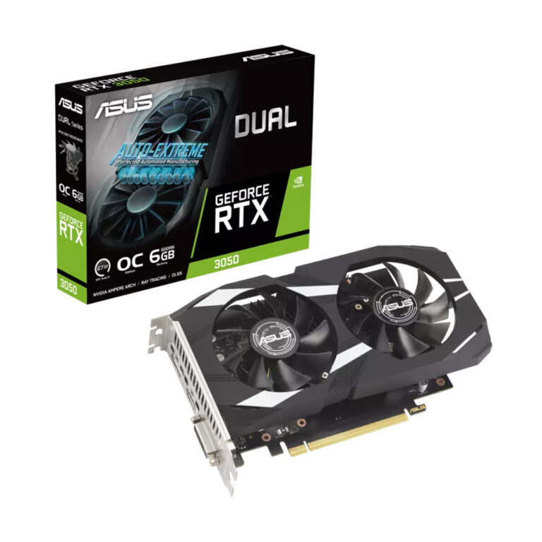 Card Màn Hình ASUS Dual GeForce RTX 3050 OC Edition 6GB GDDR6