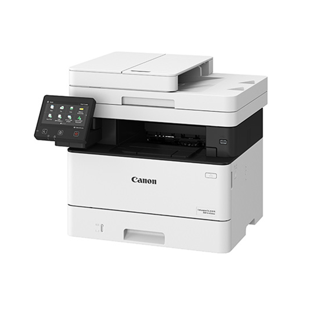 Multi-function black and white laser printer: Canon MF445DW (Duplex printing | Copy | Scan | ADF | Fax | A4 | A5 | USB | LAN | WIFI) - Image 2