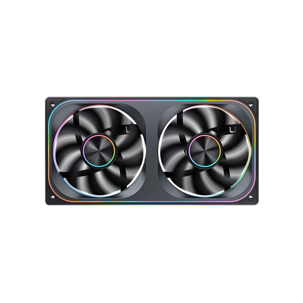 Fan Case JONSBO ZA-240BR BLACK LED ARGB infinity ( Fan Ngược) - Image 2