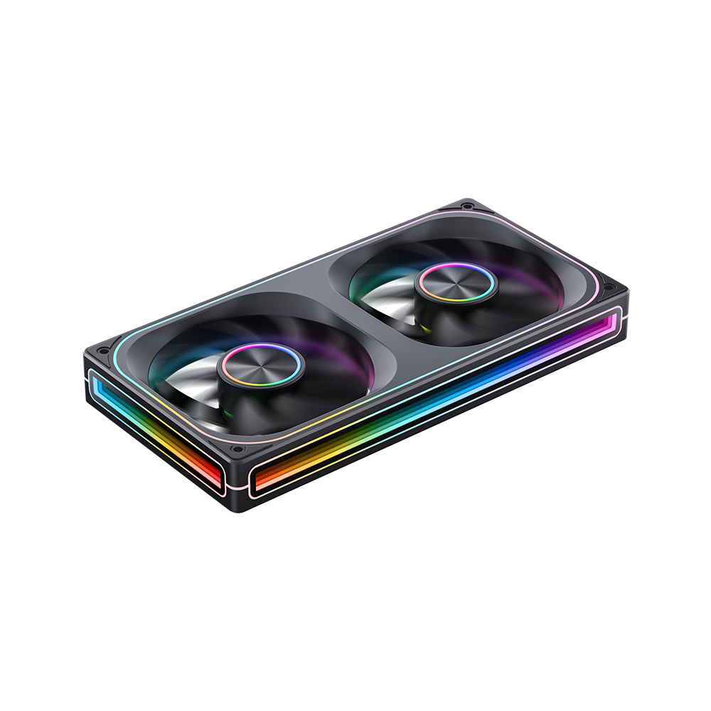 Fan Case JONSBO ZA-240BR BLACK LED ARGB infinity ( Fan Ngược) - Image 3