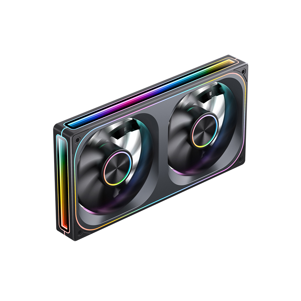 Fan Case JONSBO ZA-240BR BLACK LED ARGB infinity ( Fan Ngược)